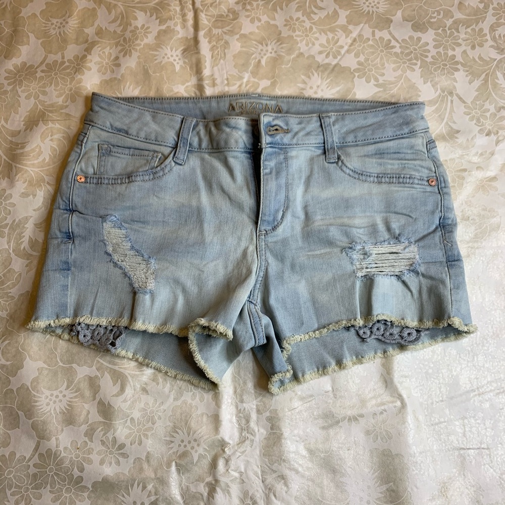 denim shorts